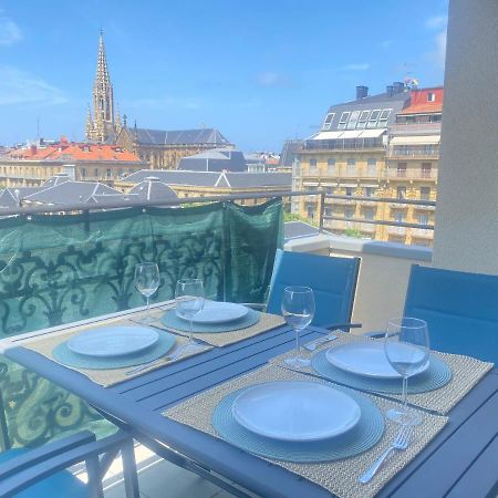 Mikain Terrace Cathedral View With Free Parking & Air Cond Apartment San Sebastian Bagian luar foto